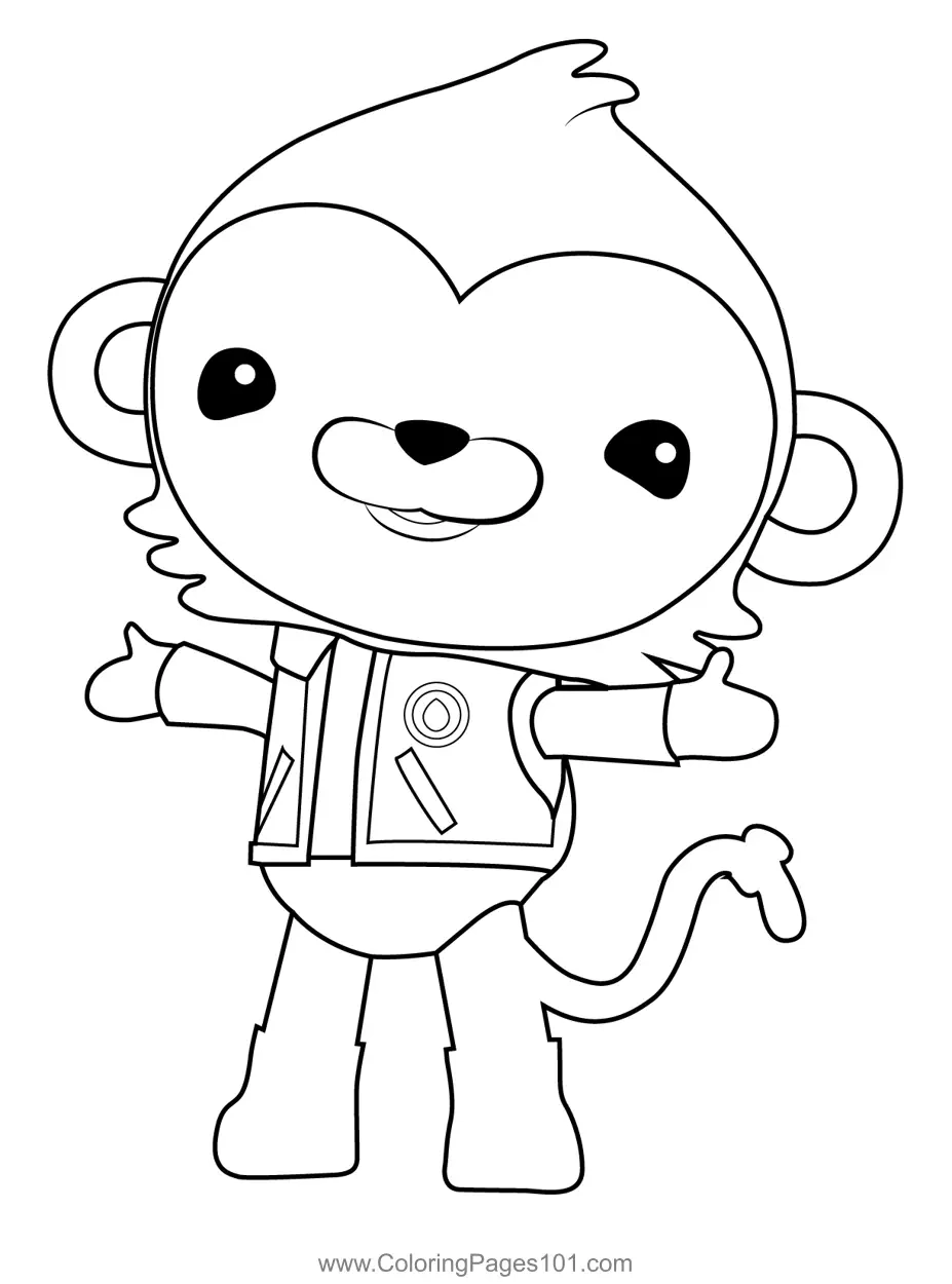 Paani The Monkey Octonauts Coloring Page For Kids Free Octonauts Printable Coloring Pages Online For Kids ColoringPages101 Coloring Pages For Kids Paani The Monkey Octonauts Coloring Page For Kids Free Octonauts Printable Coloring Pages Online For Kids ColoringPages101 Coloring Pages For Kids