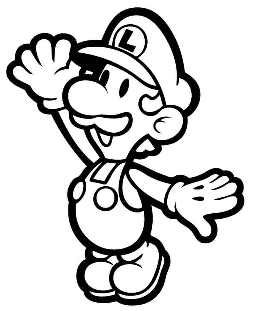 Free Coloring Pages Mario And Luigi Free Coloring Pages Mario And Luigi