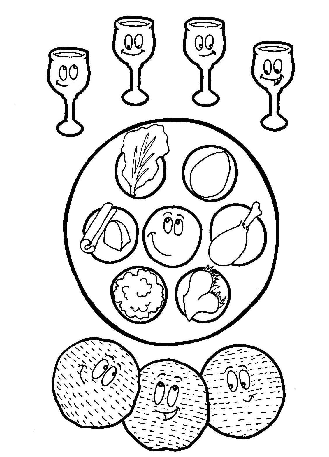 Passover Printable Coloring Page Download Print Or Color Online For Free Passover Printable Coloring Page Download Print Or Color Online For Free