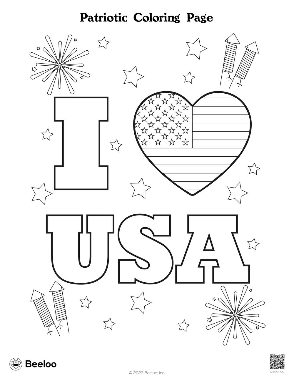 Patriotic Coloring Page Beeloo Printable Crafts And Activities For Kids Patriotic Coloring Page Beeloo Printable Crafts And Activities For Kids