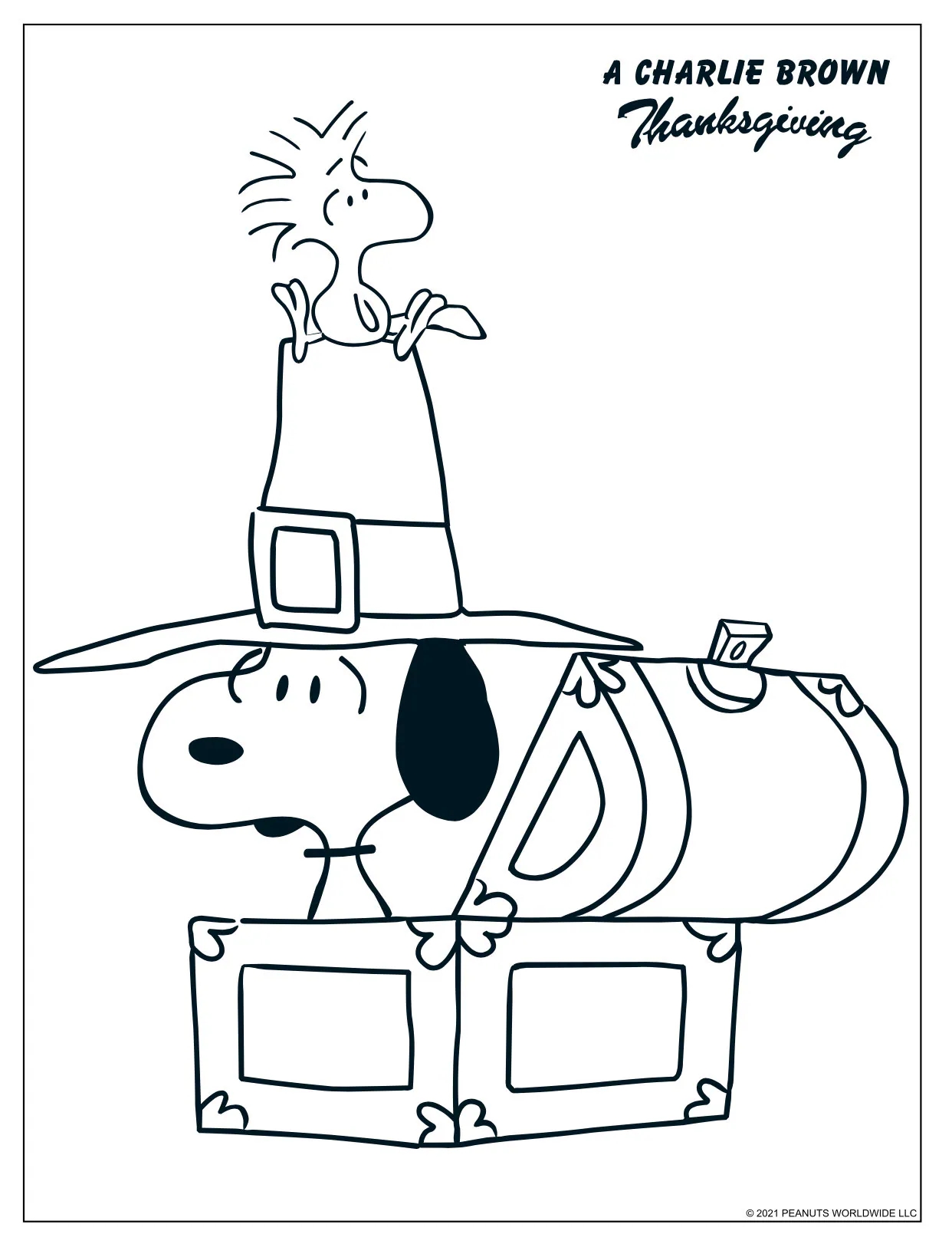 Free Printable Charlie Brown Christmas Coloring Pages