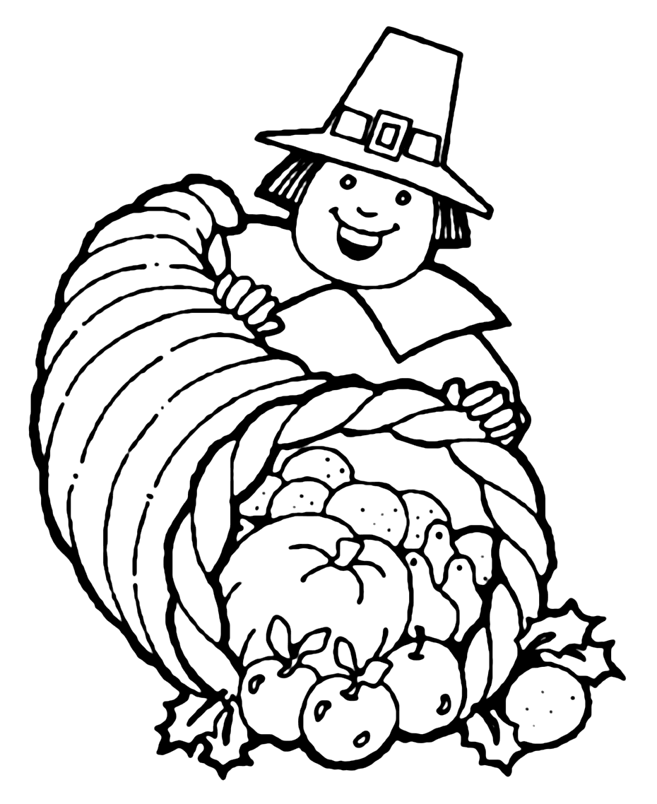 Free Printable Pilgrim Coloring Pages