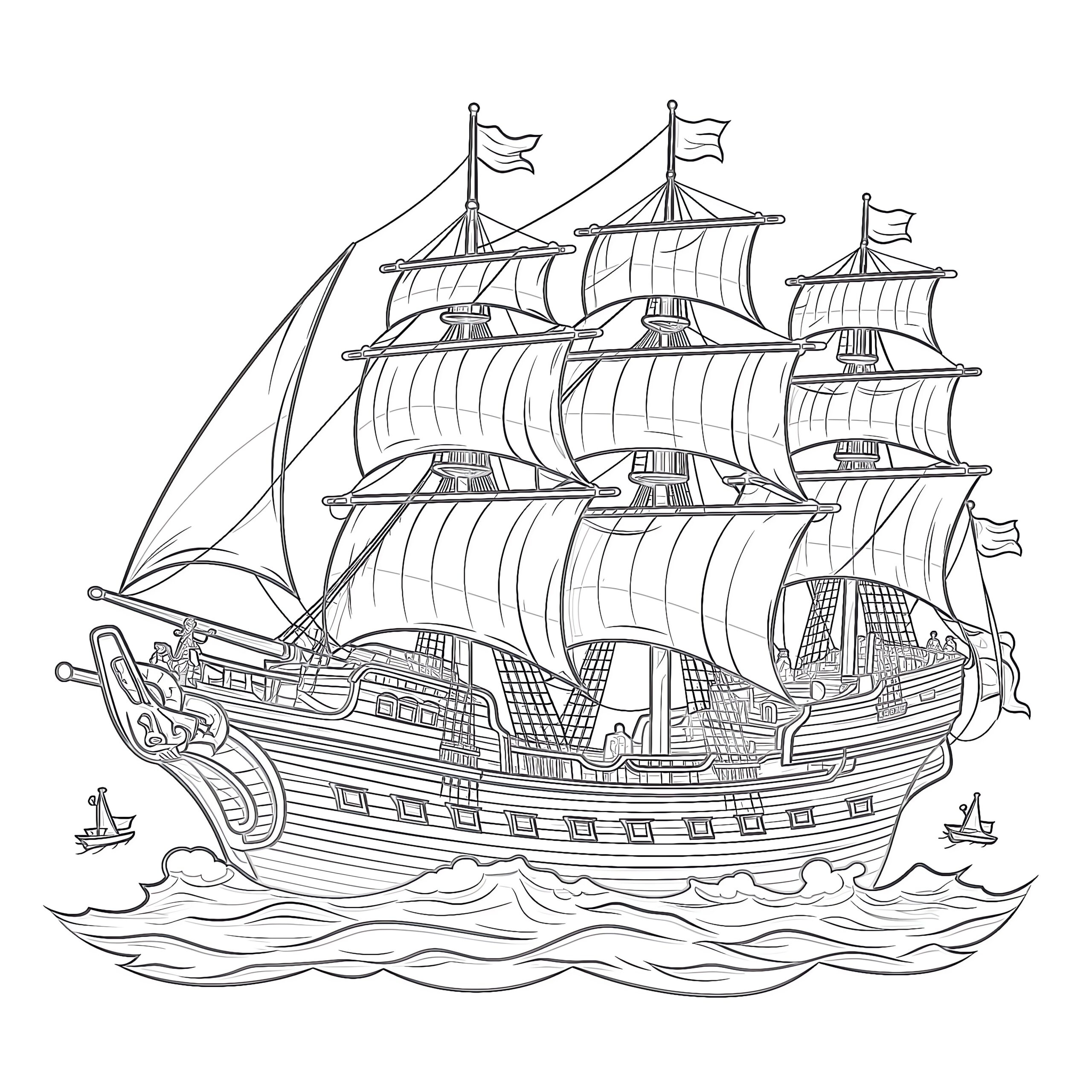 Free Printable Pirate Coloring Pages Free Printable Pirate Coloring Pages