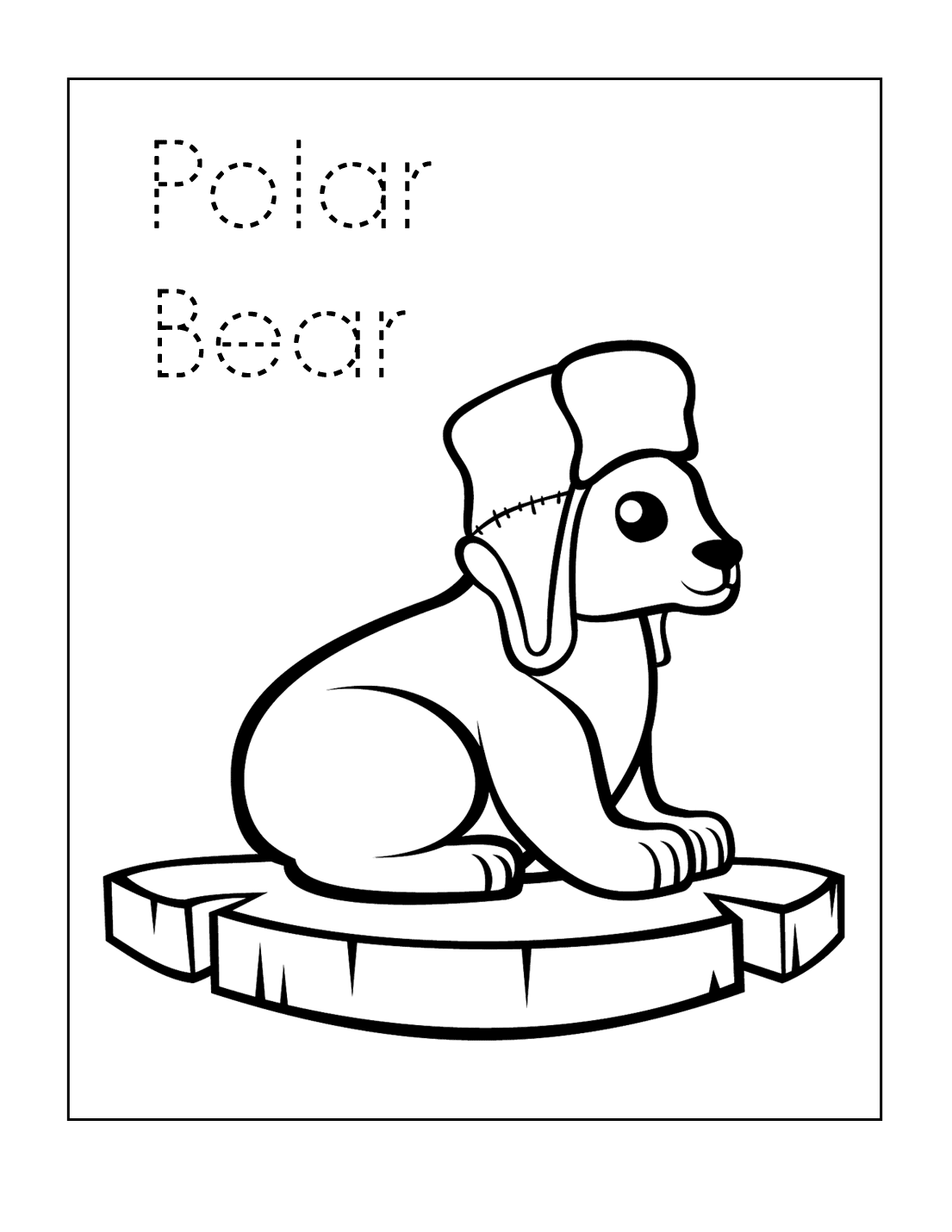 Polar Bear Coloring Pages Printable Coloring Pages FREE