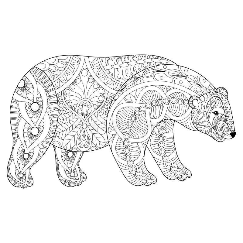 Polar Bear Coloring Stock Illustrations 861 Polar Bear Coloring Stock Illustrations Vectors U0026 Clipart Dreamstime