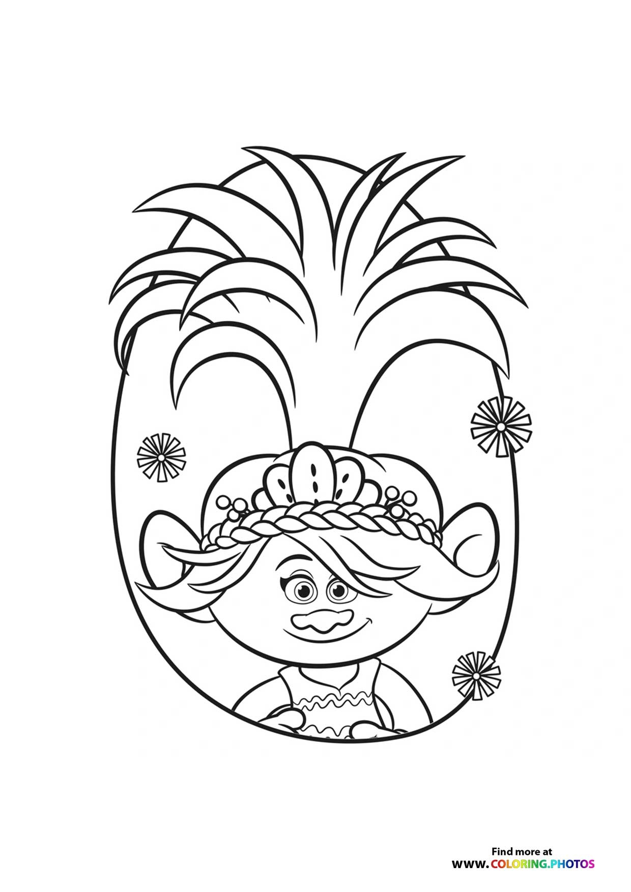 Trolls Band Together Printable Coloring Pages