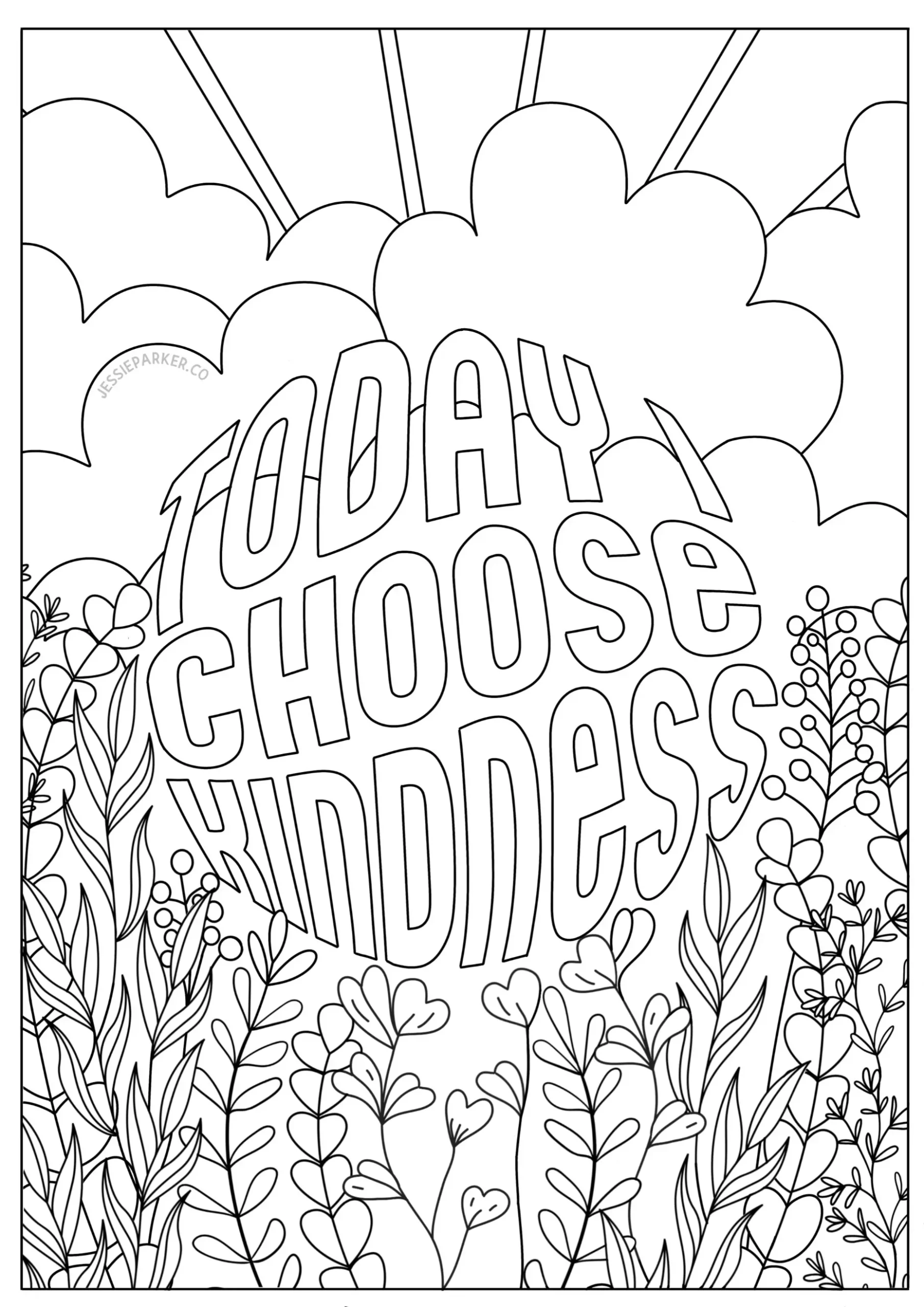 Positive Affirmation Colouring Pages For Adults And Kids Jessie Parker Positive Affirmation Colouring Pages For Adults And Kids Jessie Parker