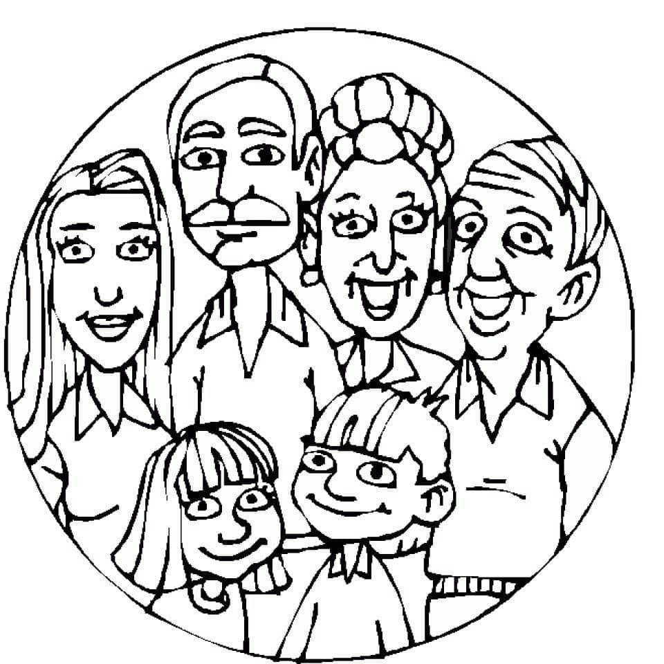 Print Family Coloring Page Download Print Or Color Online For Free
