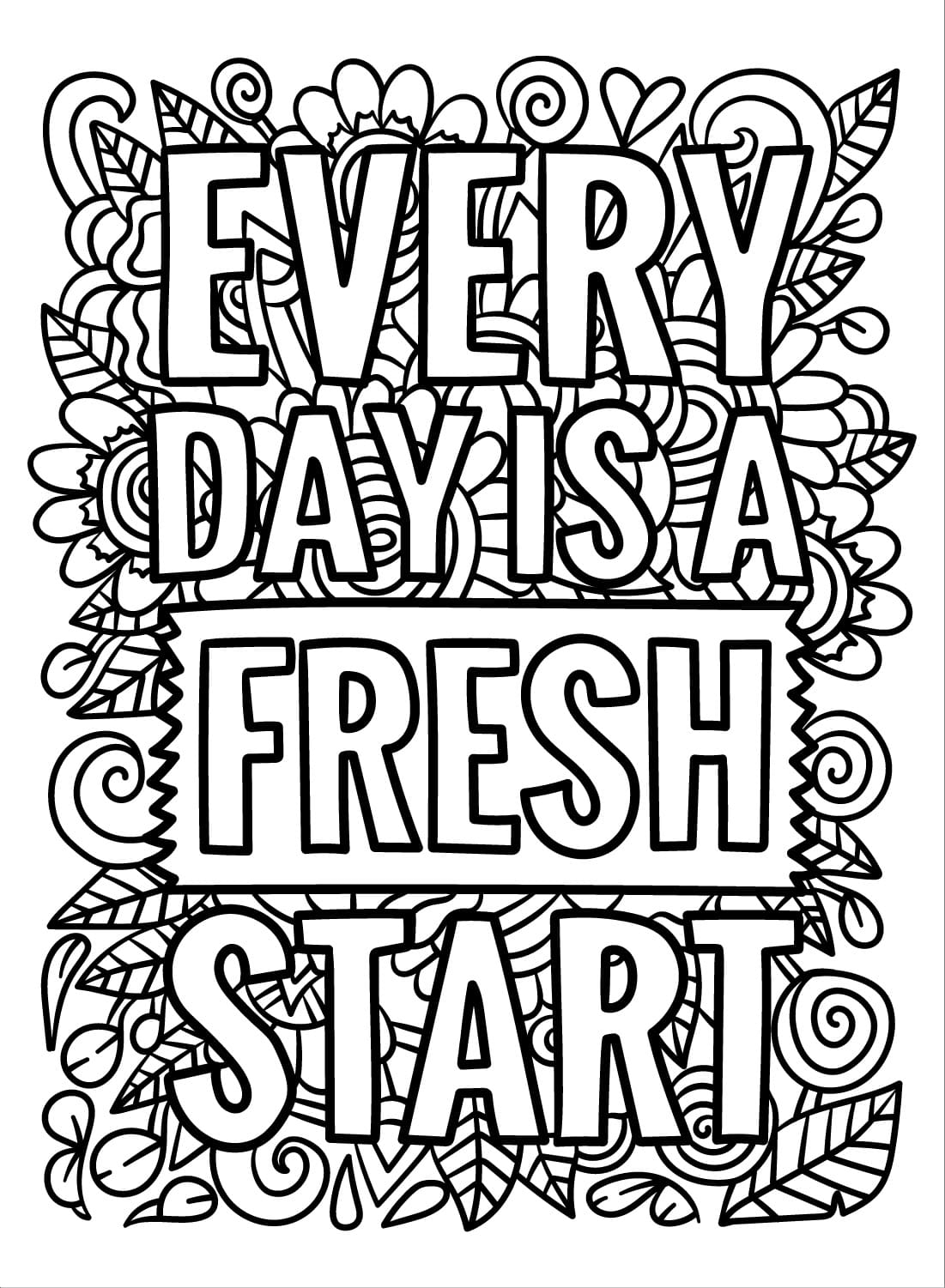 Print Inspirational Quotes Coloring Page Download Print Or Color Online For Free