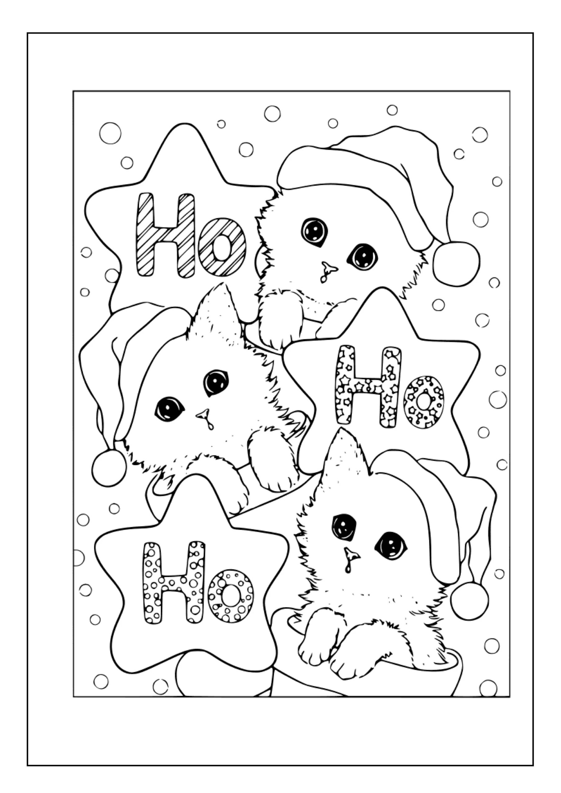 Printable Christmas Cat Coloring Pages For Kids U0026 Adults 90 Pages Instant Digital Download PDF Cute Christmas Kitten Coloring Sheets Etsy Canada Printable Christmas Cat Coloring Pages For Kids U0026 Adults 90 Pages Instant Digital Download PDF Cute Christmas Kitten Coloring Sheets Etsy Canada