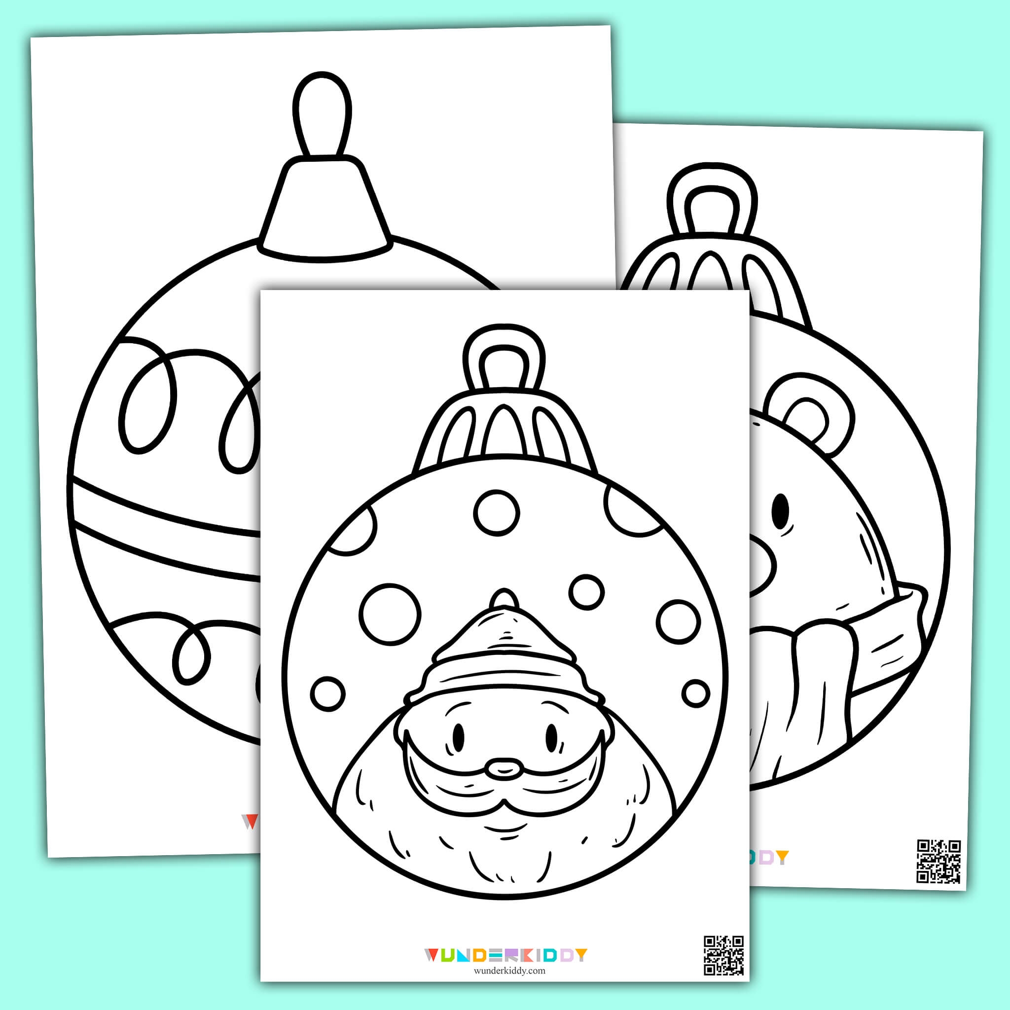 Printable Christmas Ornament Coloring Pages For Kindergarten Printable Christmas Ornament Coloring Pages For Kindergarten