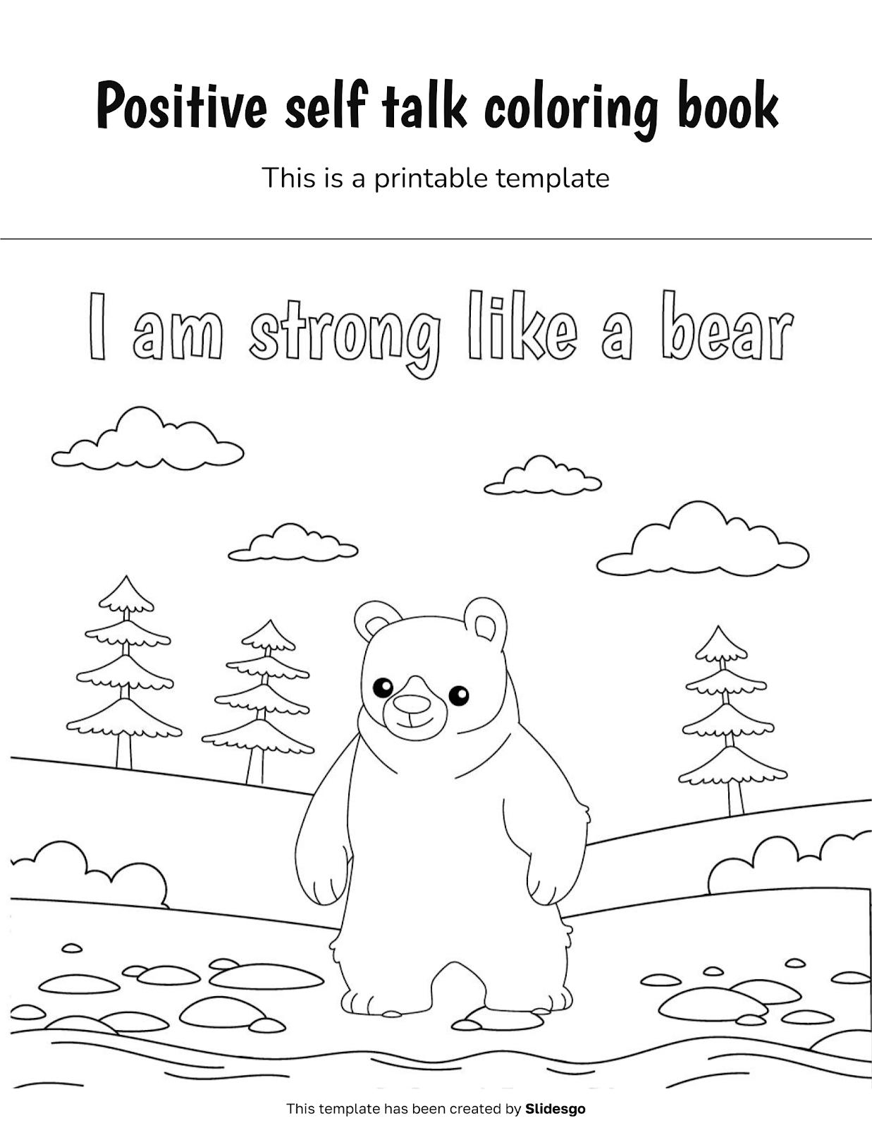 Printable Coloring Worksheets In Black White In PDF Format