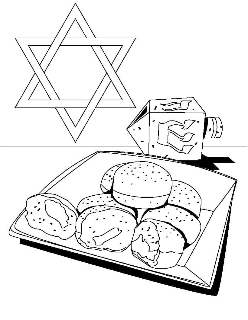 Free Coloring Pages For Hanukkah