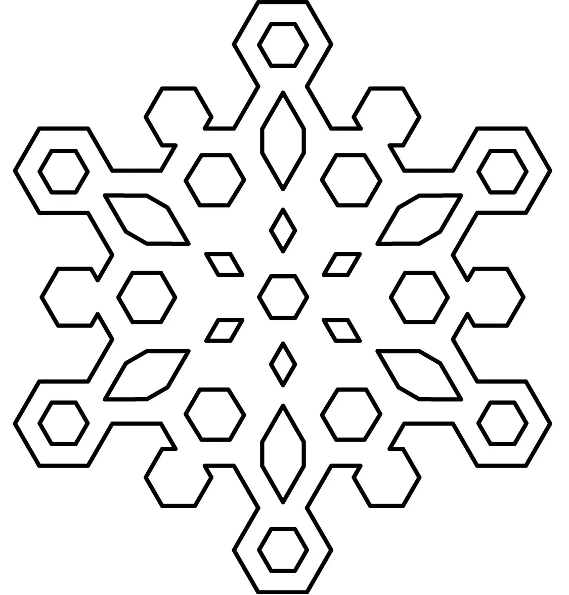 Printable Pictures Of Snowflakes Printable Party Favors
