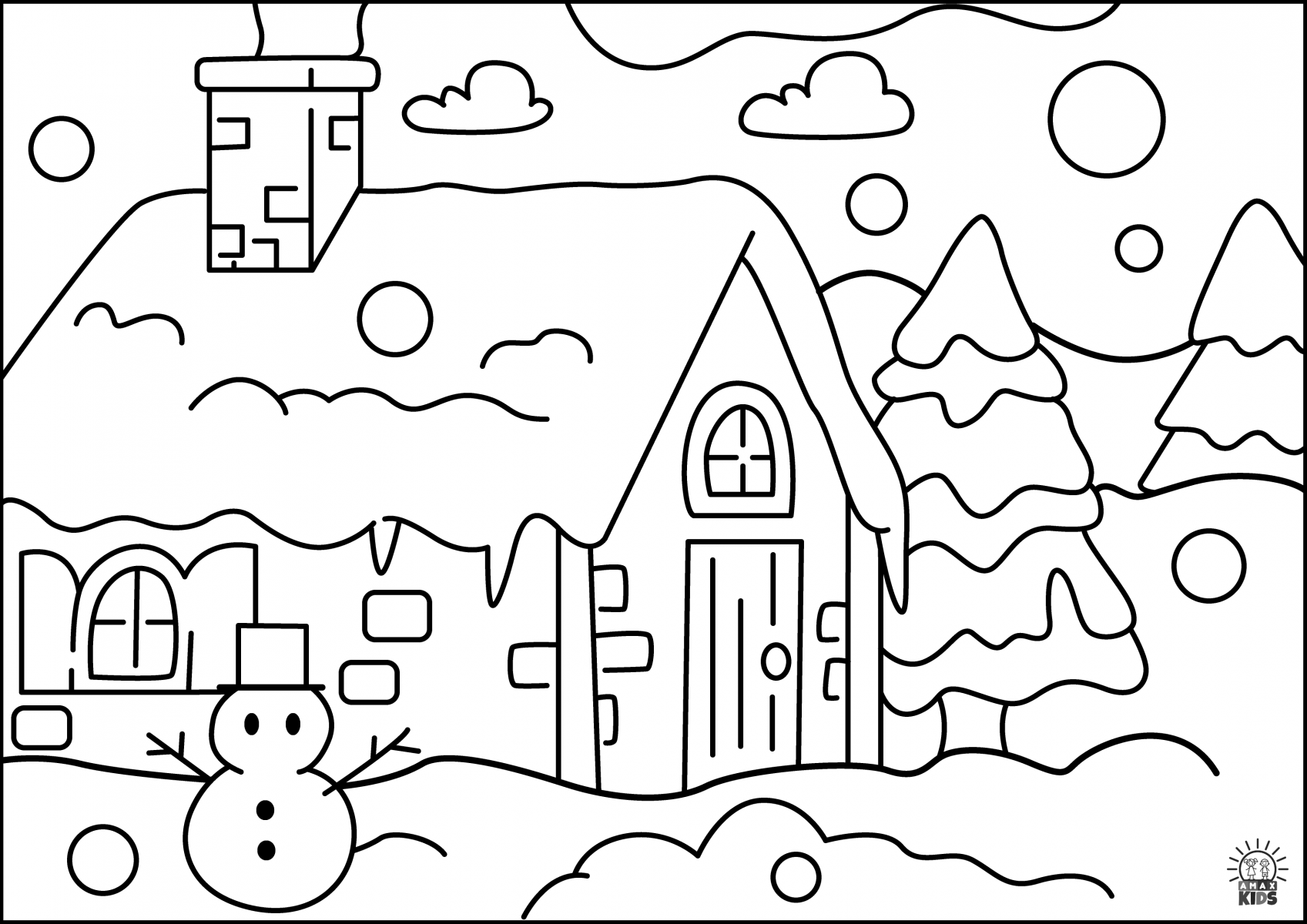 Coloring Pages Printable Winter
