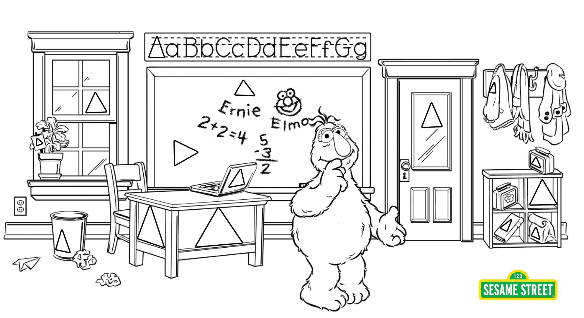 Printable Sesame Street Coloring Pages Printable Sesame Street Coloring Pages