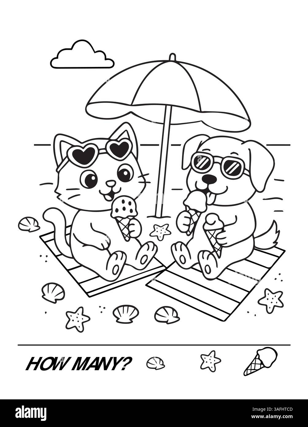 Puppy Coloring Pages Printable Black And White Stock Photos Images Alamy