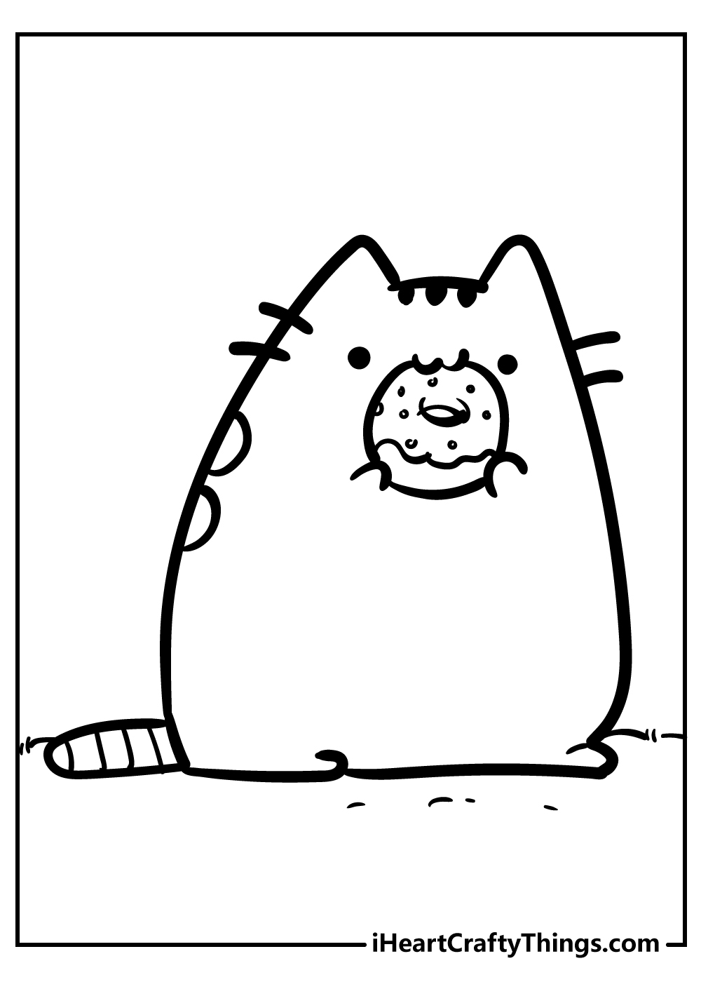 Pusheen Coloring Pages 100 Free Printables 
