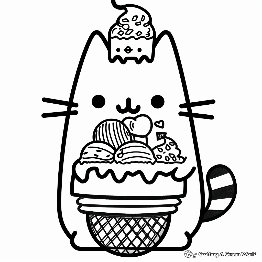 Free Pusheen Coloring Pages Free Pusheen Coloring Pages