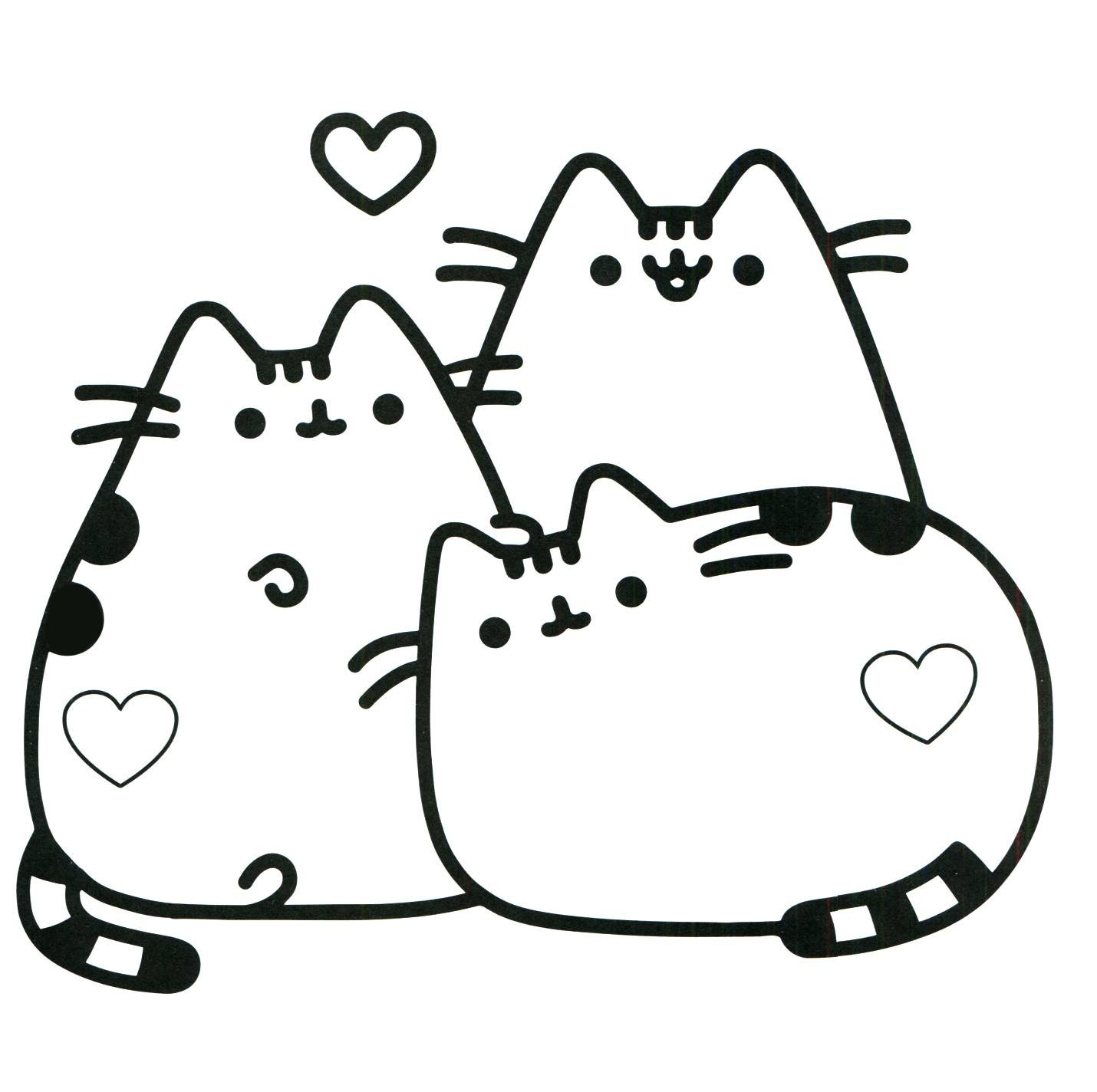 Pusheen Coloring Pages Printable Coloring Pages FREE