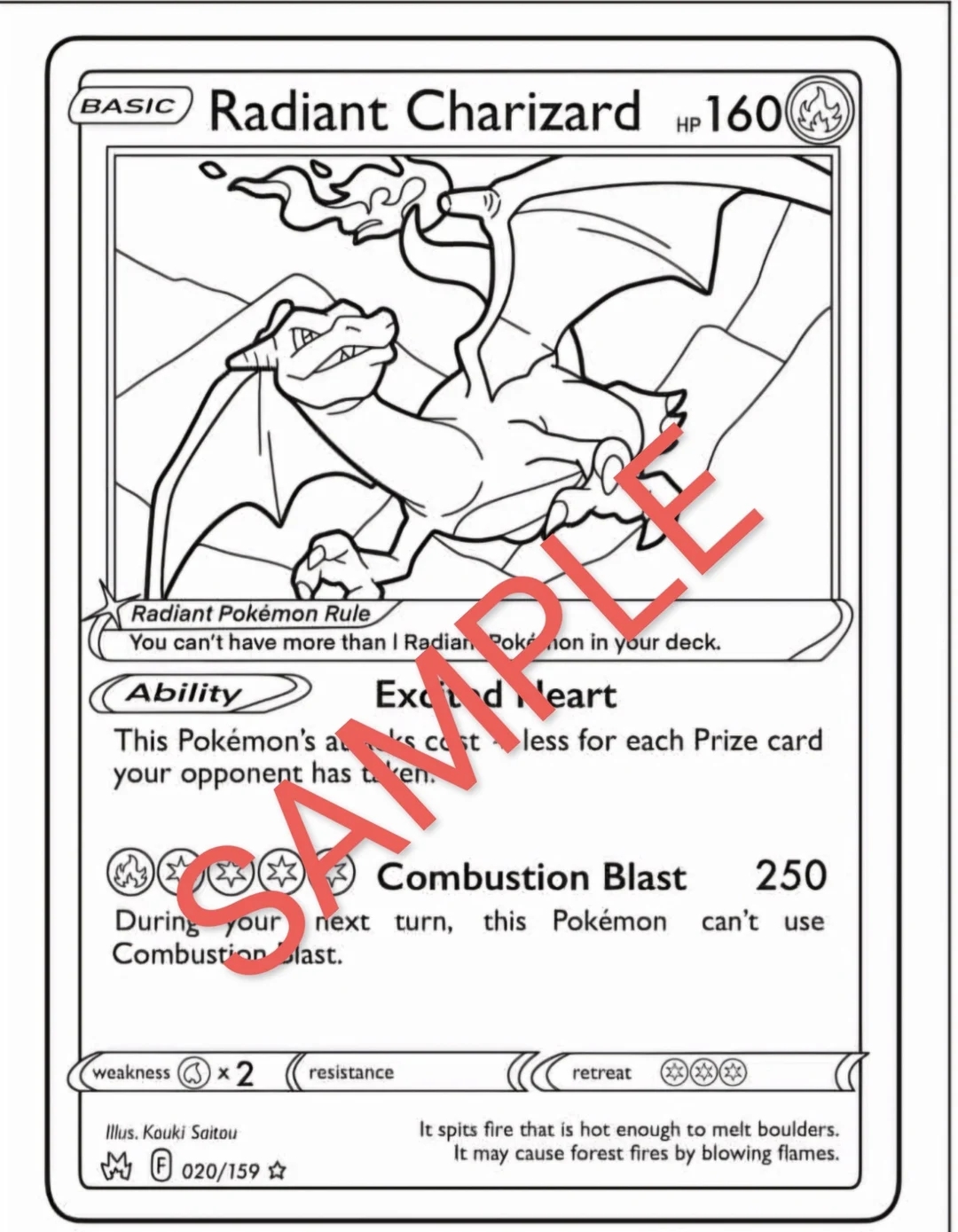 Charizard Printable Coloring Page Charizard Printable Coloring Page