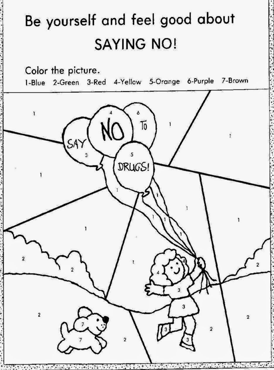 Red Ribbon Week Coloring Pages 499090