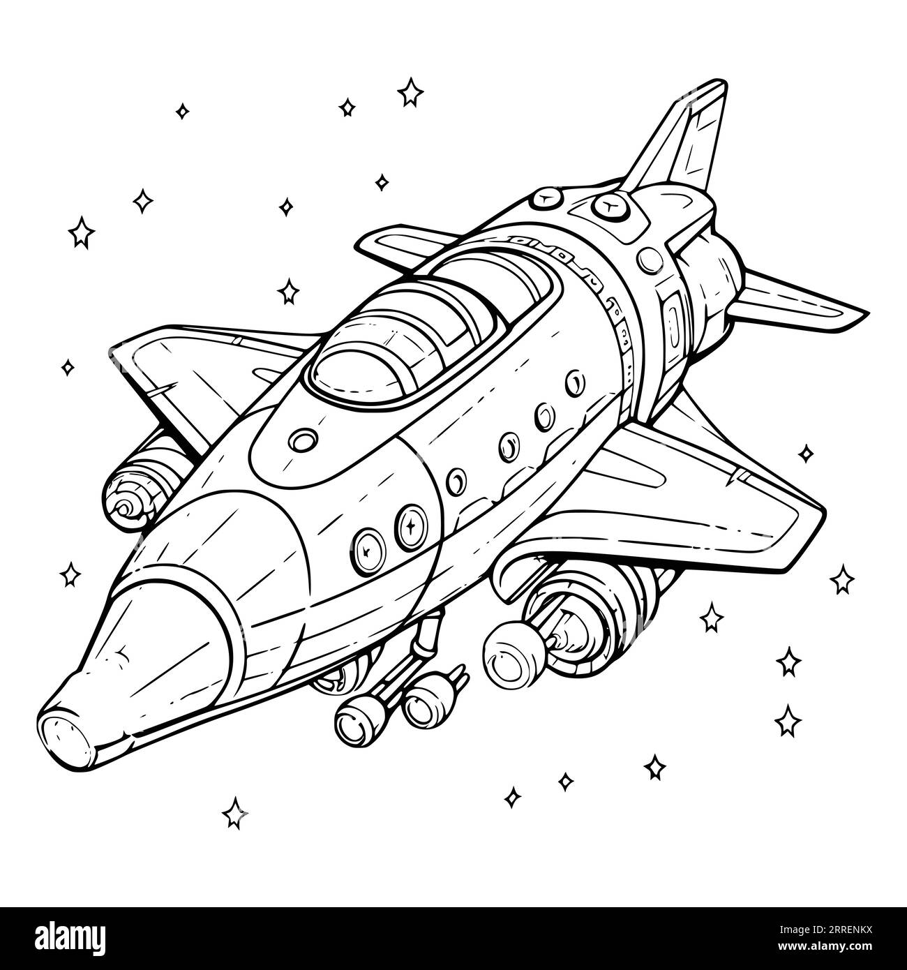 Rocket Coloring Pages Stock Vector Images Alamy Rocket Coloring Pages Stock Vector Images Alamy