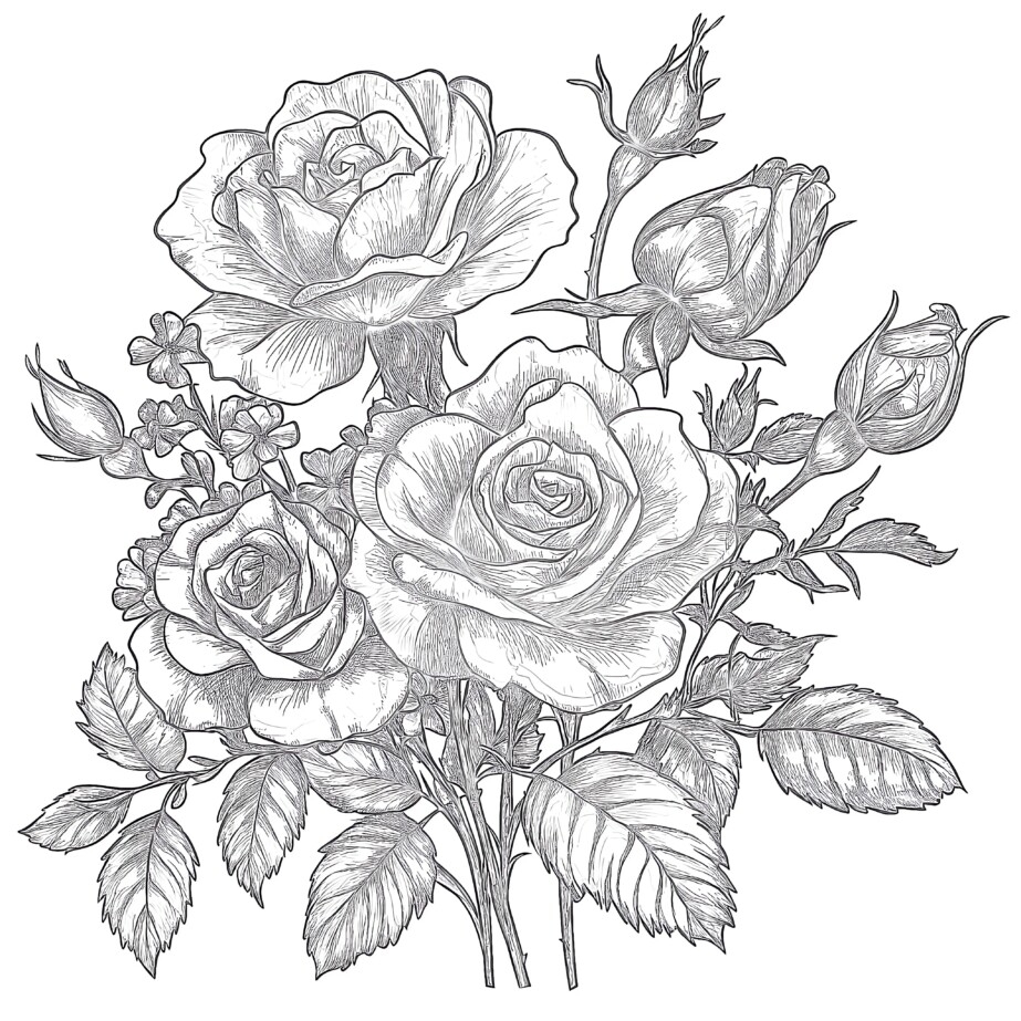 Roses And Flowers Coloring Pages Coloring Pages Mimi Panda Roses And Flowers Coloring Pages Coloring Pages Mimi Panda