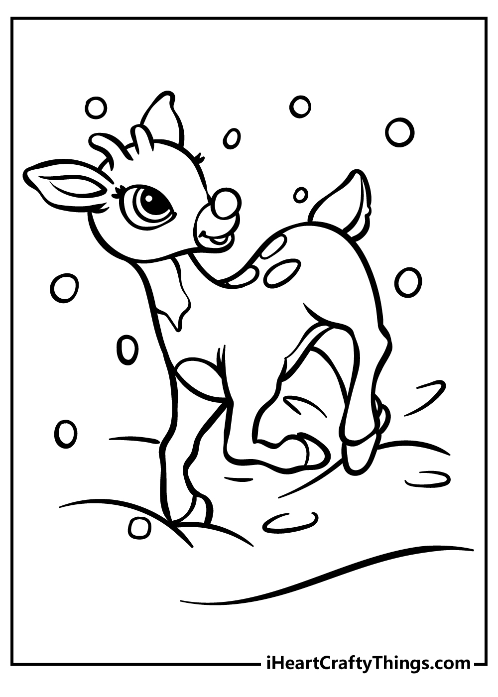 Rudolph Coloring Pages 100 Free Printables Rudolph Coloring Pages 100 Free Printables