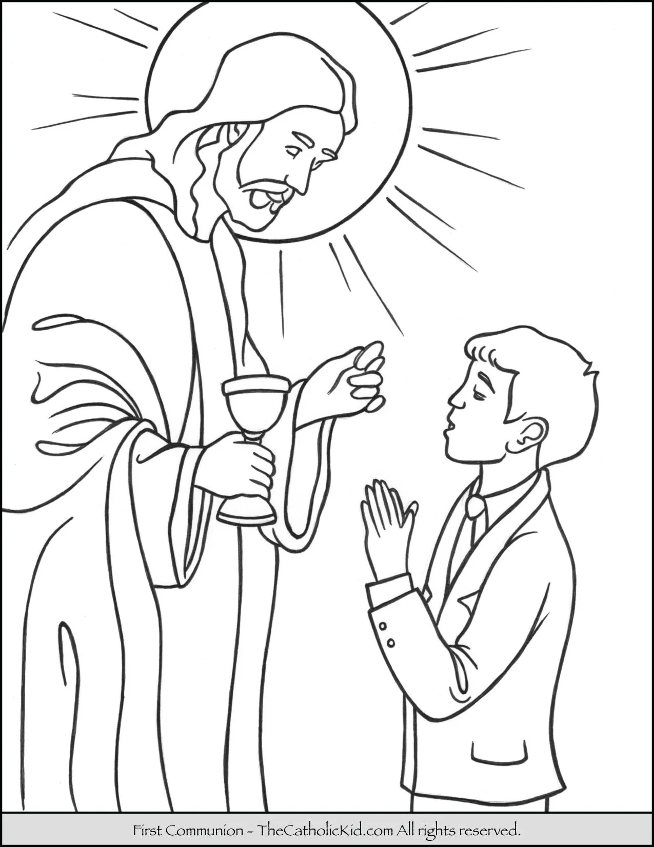 Sacrament Of The Eucharist Coloring Pages Download Pack