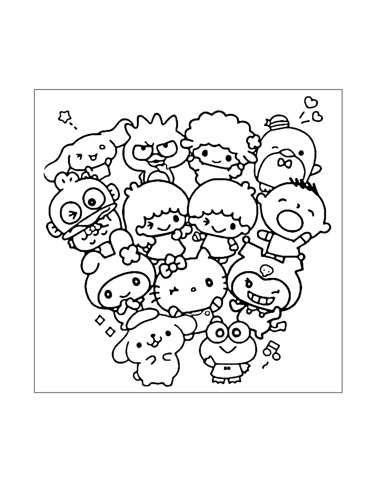 Sanrio Coloring Pages Printable Coloring Pages FREE Sanrio Coloring Pages Printable Coloring Pages FREE