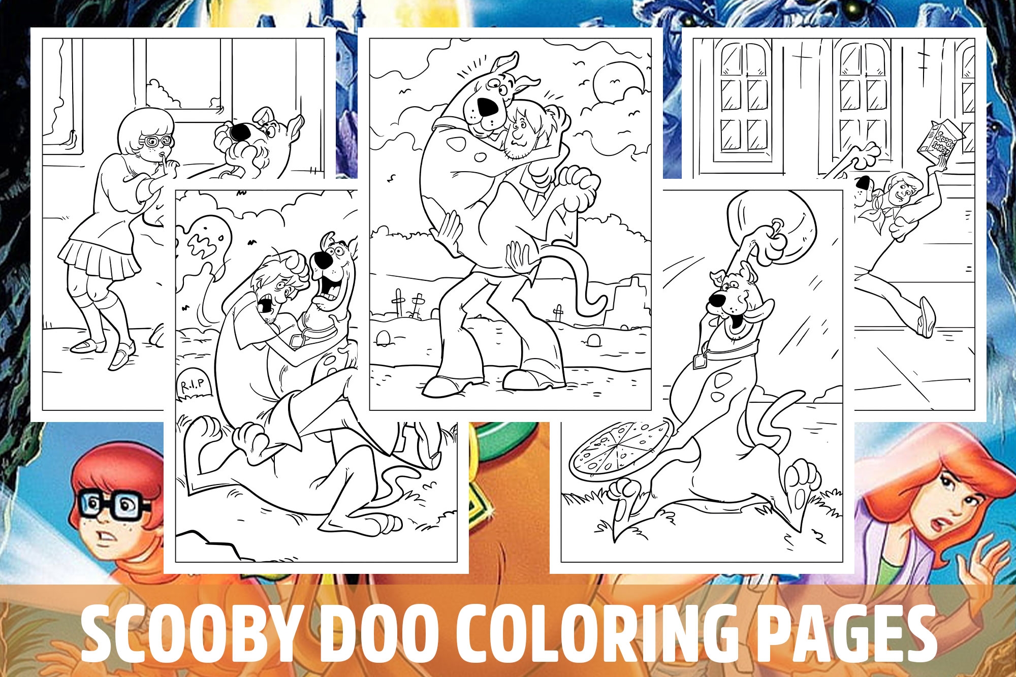 Scooby Doo Coloring Pages Printable Scooby Doo Coloring Pages Printable