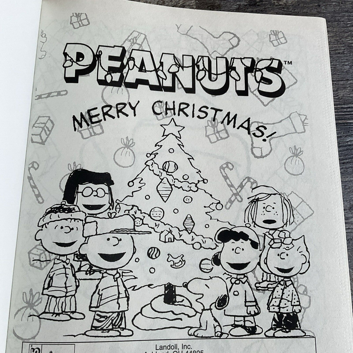 Set Of 2 Peanuts Christmas Coloring Book Charlie Brown Landoll s Activity Books EBay
