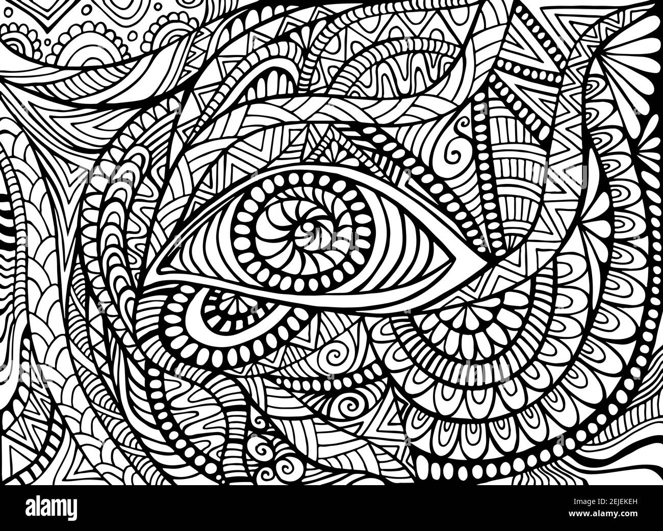 Printable Trippy Coloring Pages For Adults