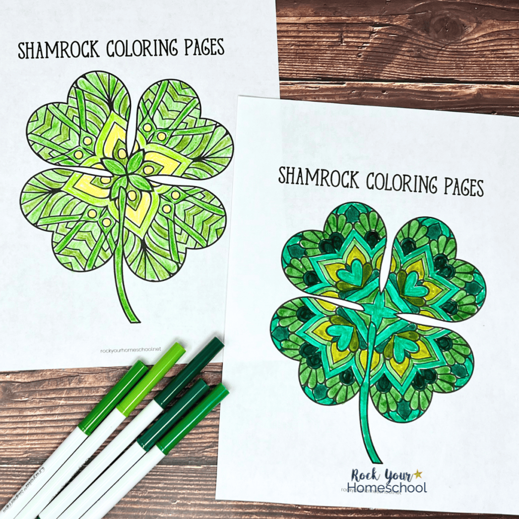 Clover Coloring Pages Printable