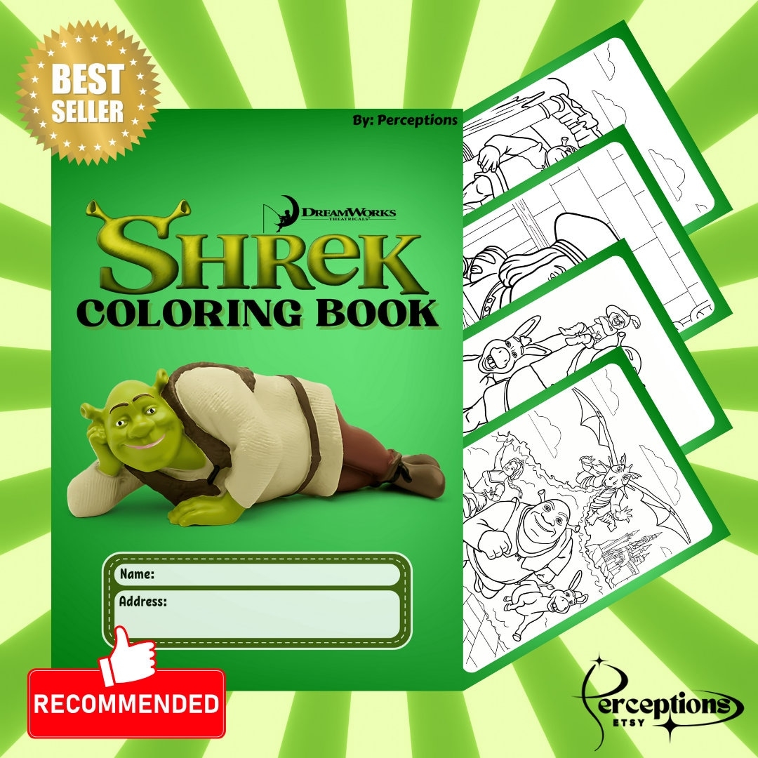 Shrek Free Coloring Pages