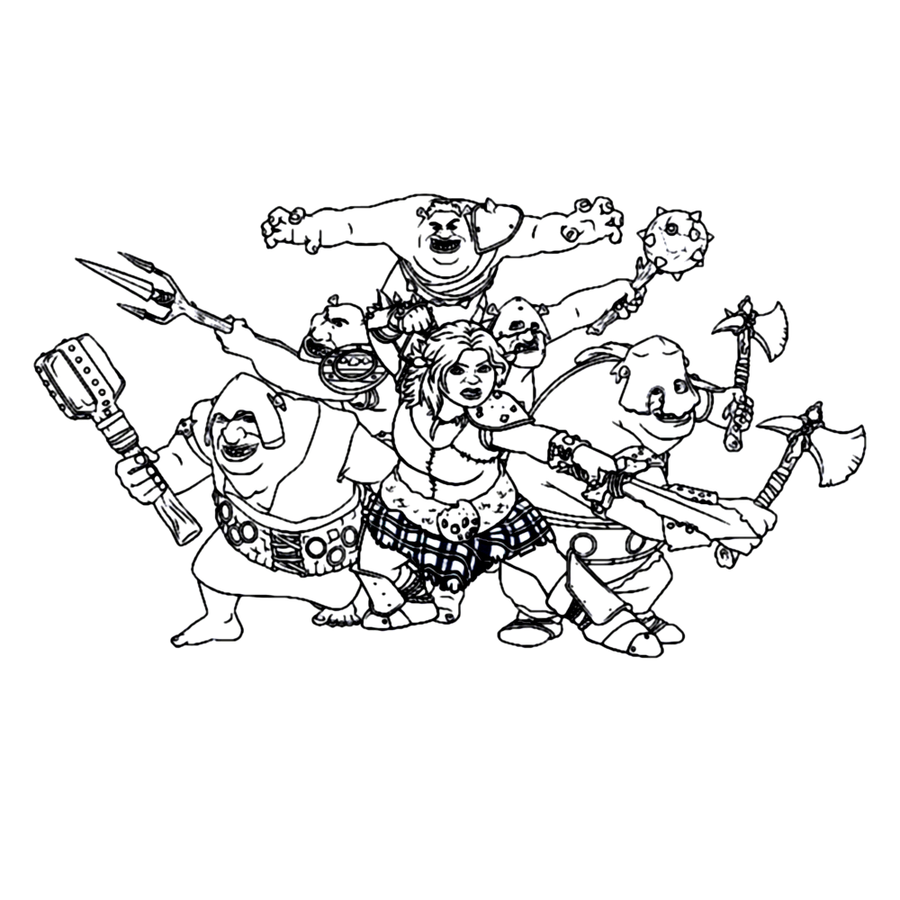  Shrek Coloring Pages U0026 Books 100 FREE And Printable 