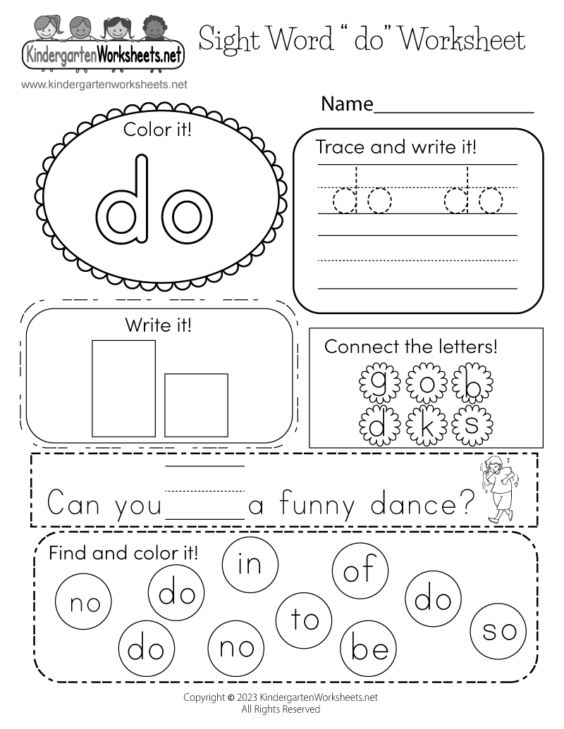 Sight Word do Worksheet Free Printable Digital PDF Sight Word do Worksheet Free Printable Digital PDF