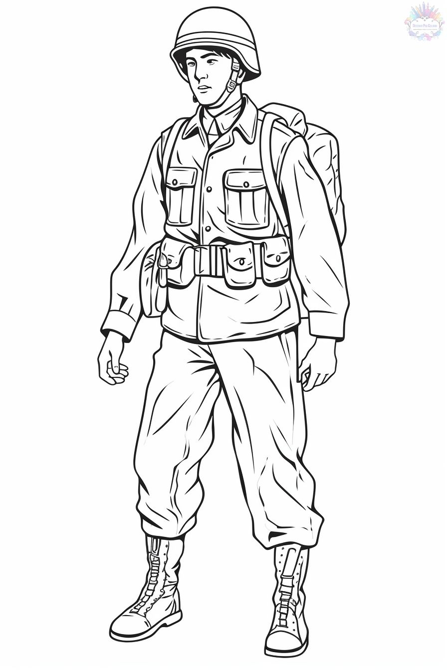 Soldier Coloring Pages Printable Soldier Coloring Pages Printable