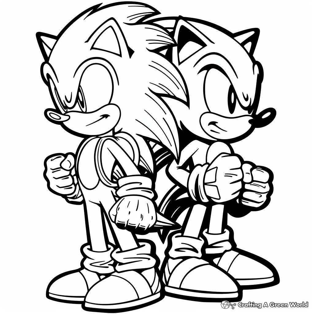 Sonic And Friends Coloring Pages Free U0026 Printable Sonic And Friends Coloring Pages Free U0026 Printable