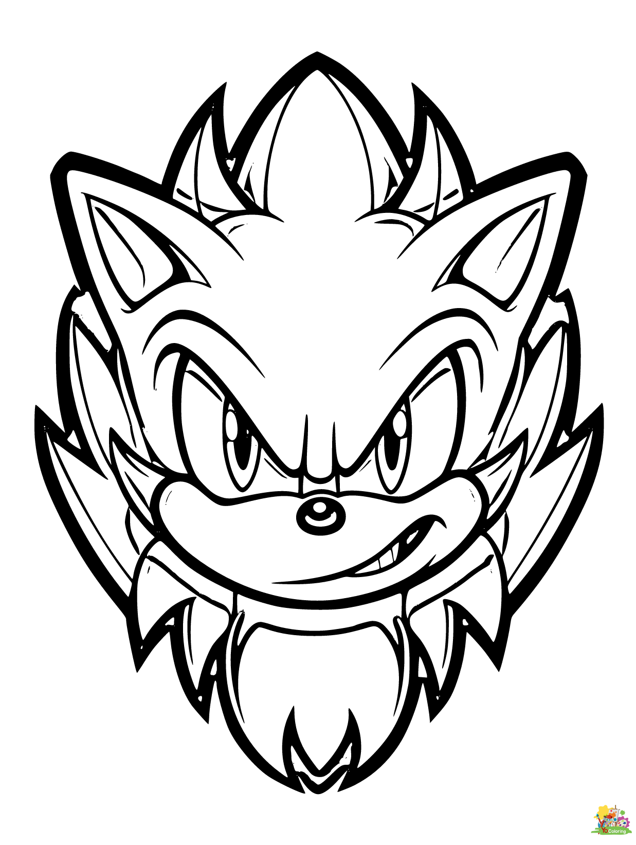 Sonic Coloring Pages Unleash Kids Creativity Sonic Coloring Pages Unleash Kids Creativity