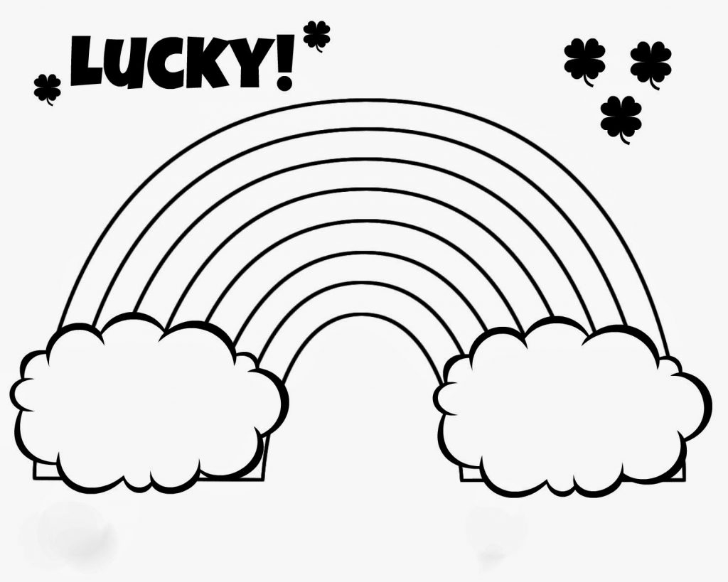 St Patrick s Day Rainbow Candy Kids Craft Free Printable Coloring Page I Dig Pinterest