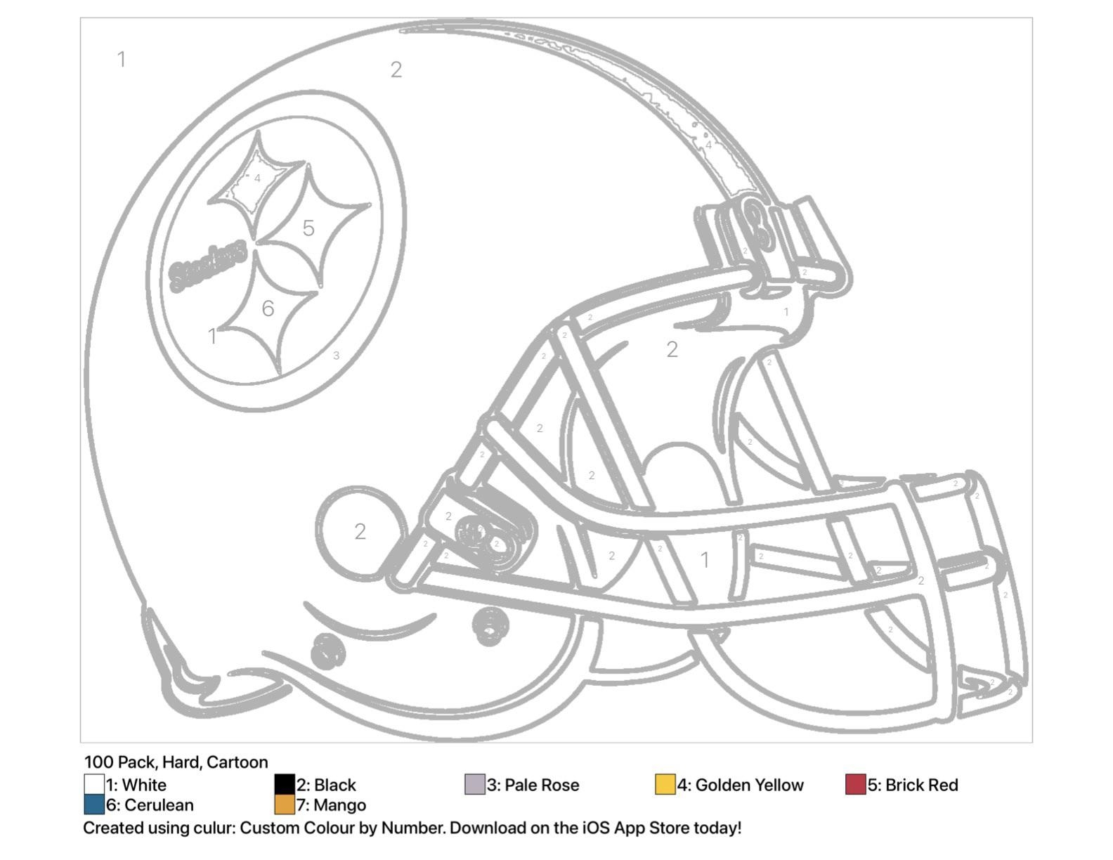 Printable Steelers Coloring Pages