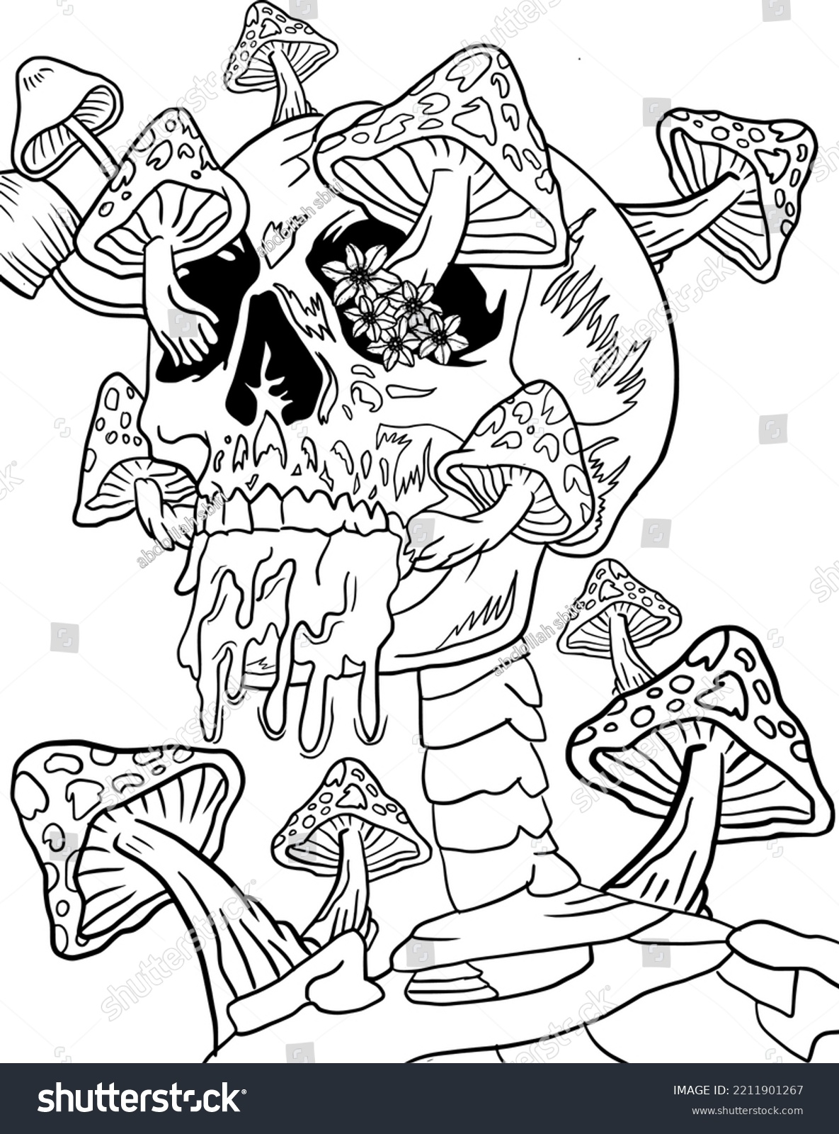 Stoner Trippy Coloring Page Fun Coloring Stock Vector Royalty Stoner Trippy Coloring Page Fun Coloring Stock Vector Royalty