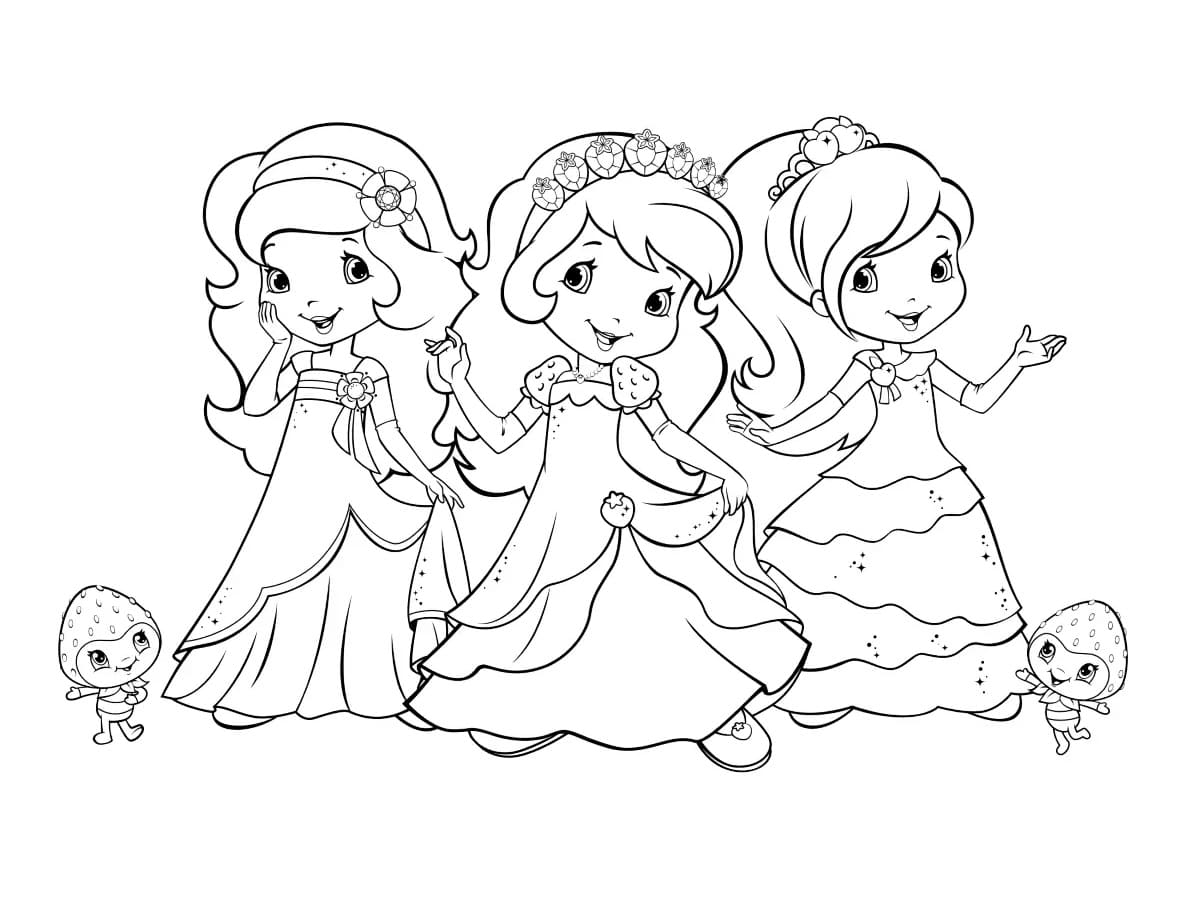 Strawberry Shortcake Free Coloring Pages Strawberry Shortcake Free Coloring Pages