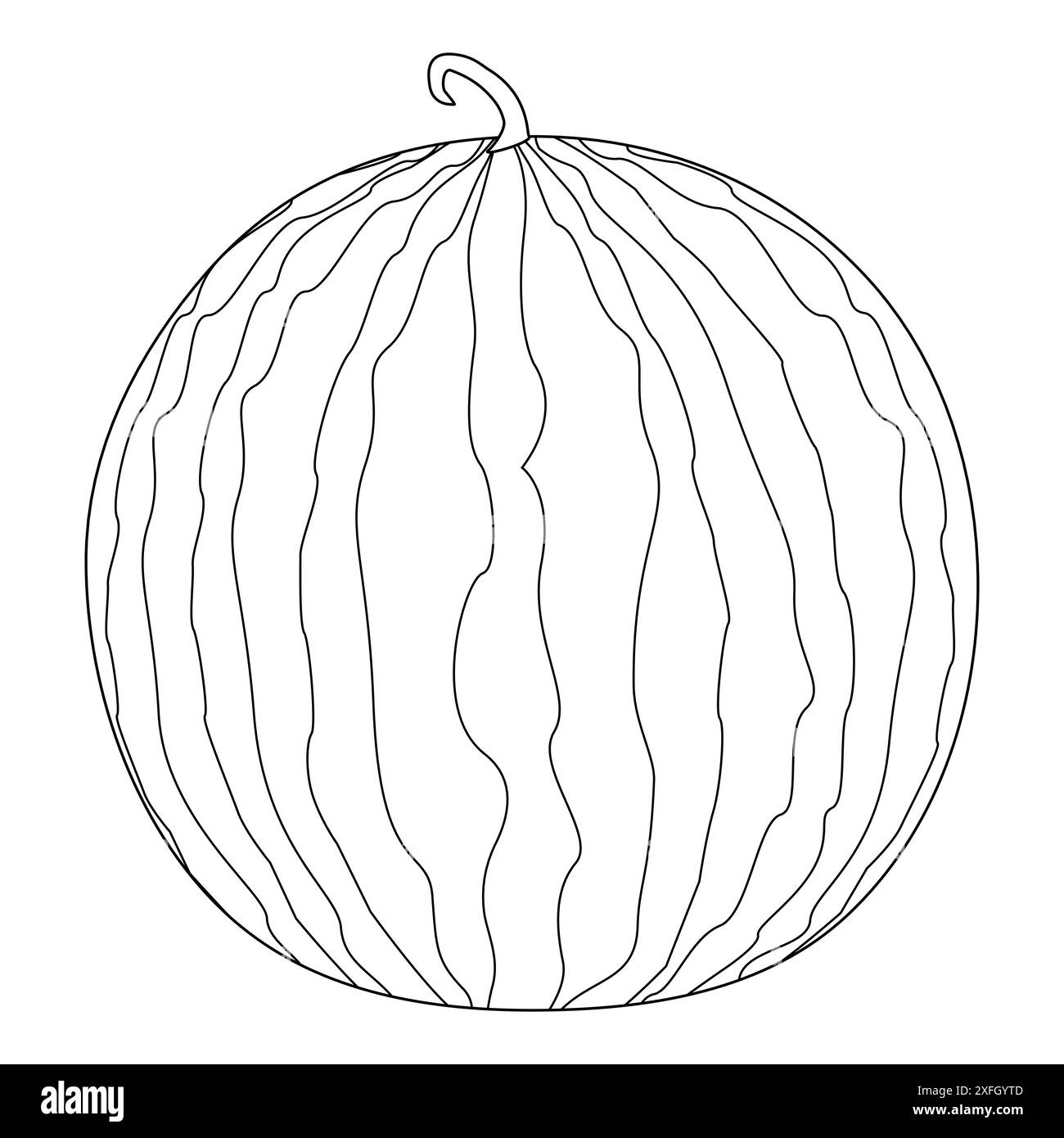 Watermelon Printable Coloring Pages