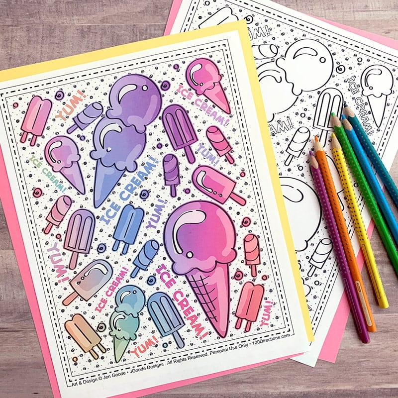 Summer Printables Coloring Pages Summer Printables Coloring Pages