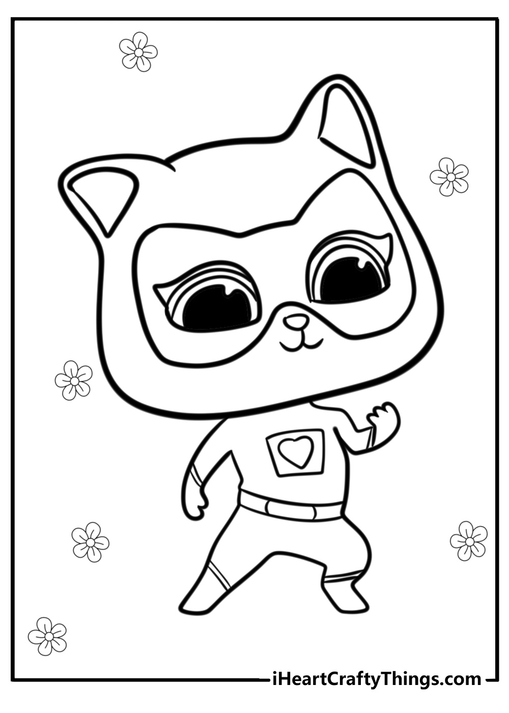 SuperKitties Coloring Pages I Heart Crafty Things SuperKitties Coloring Pages I Heart Crafty Things