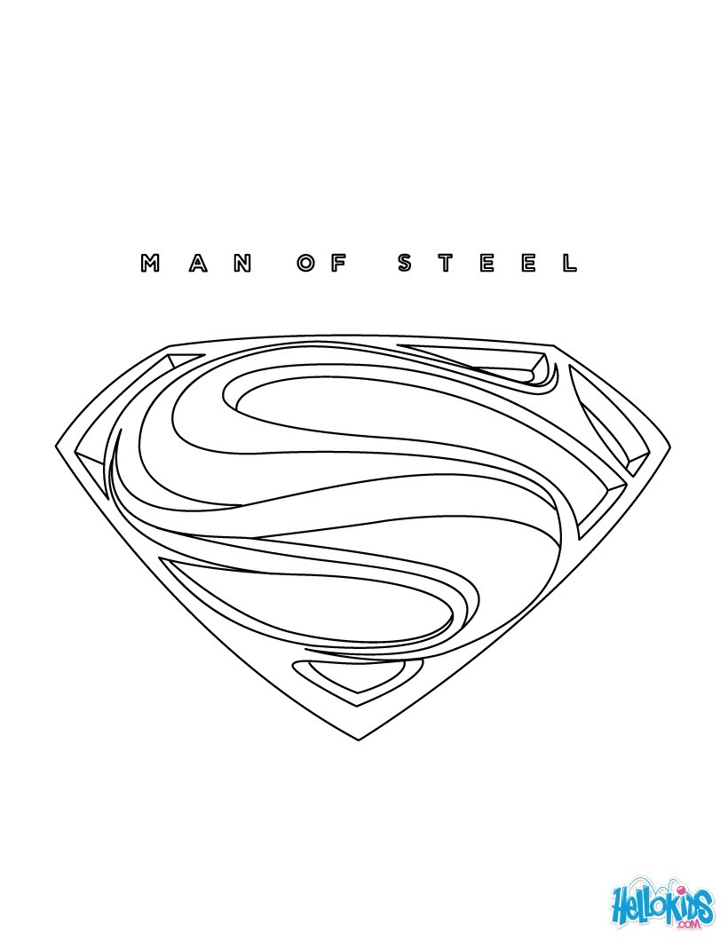 Superman Coloring Pages Hellokids Superman Coloring Pages Hellokids