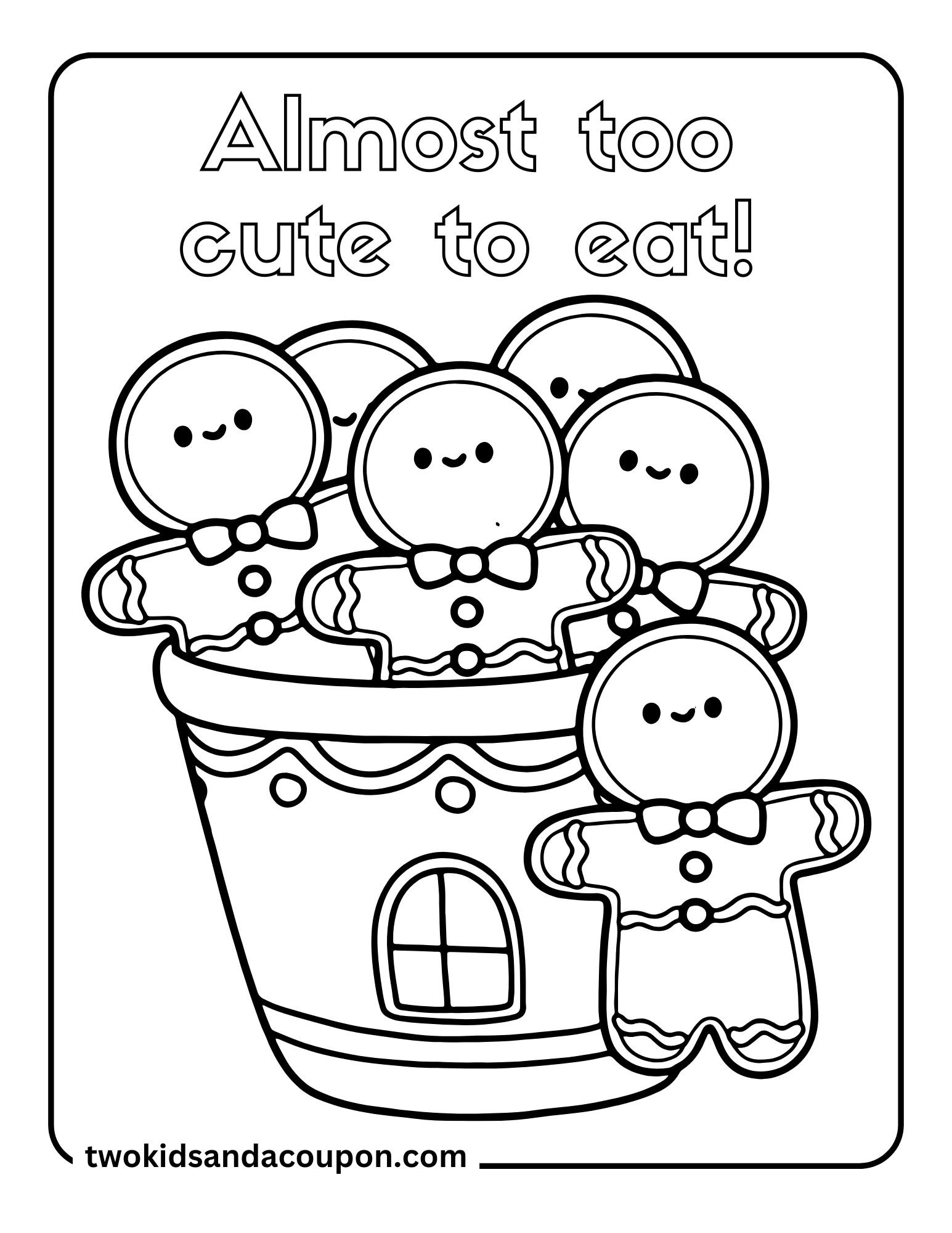 Sweeten Up Your Holidays With 9 Gingerbread Coloring Pages